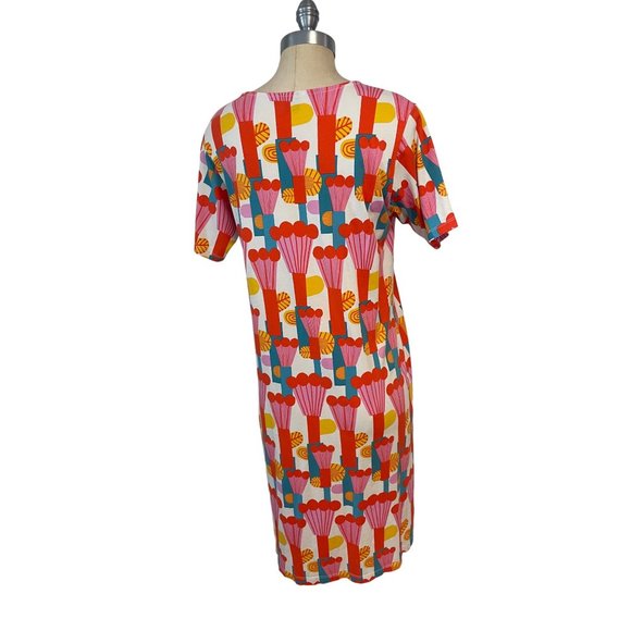 Marimekko Rare Limited Edition 2018 Pompula Flowerpots Print Dress Small - Picture 4 of 6